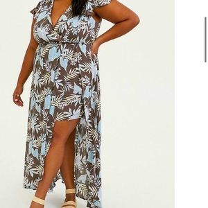 Beautiful Torrid Romper/maxi.